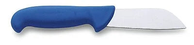 F.DICK ErgoGrip 4-inch fish knife with blue ergonomic handle and stainless steel blade