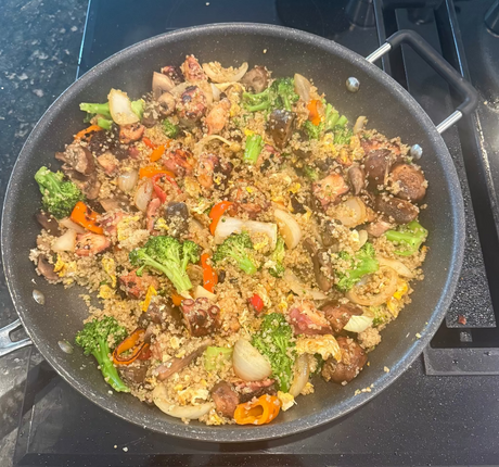 Mediterranean Octopus & Quinoa Bowl