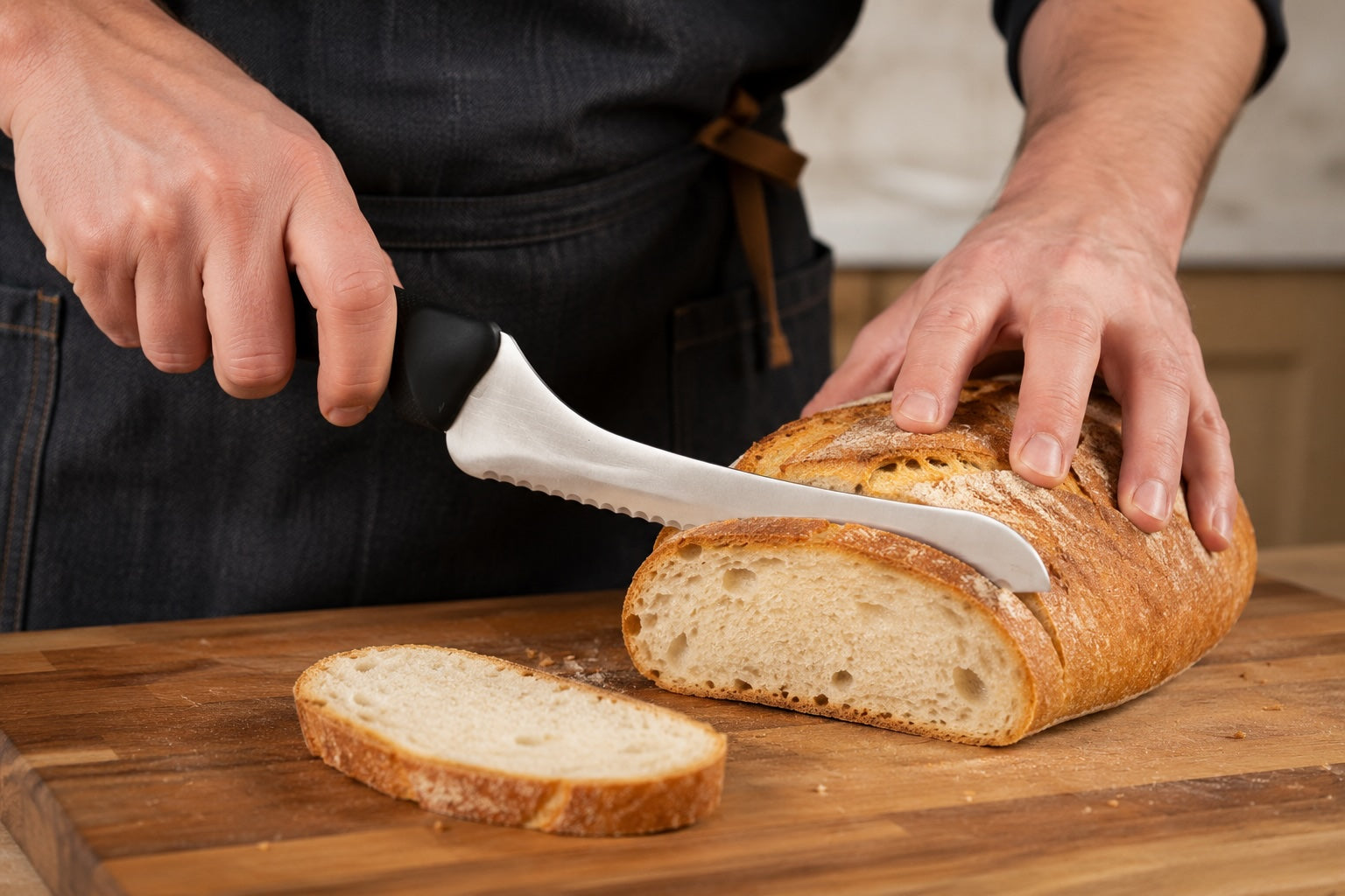 F. DICK Black Diamond 8” Offset Bread Knife