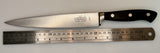 F.Dick Black Diamond slicer kitchen knife with black handle and stainless steel blade