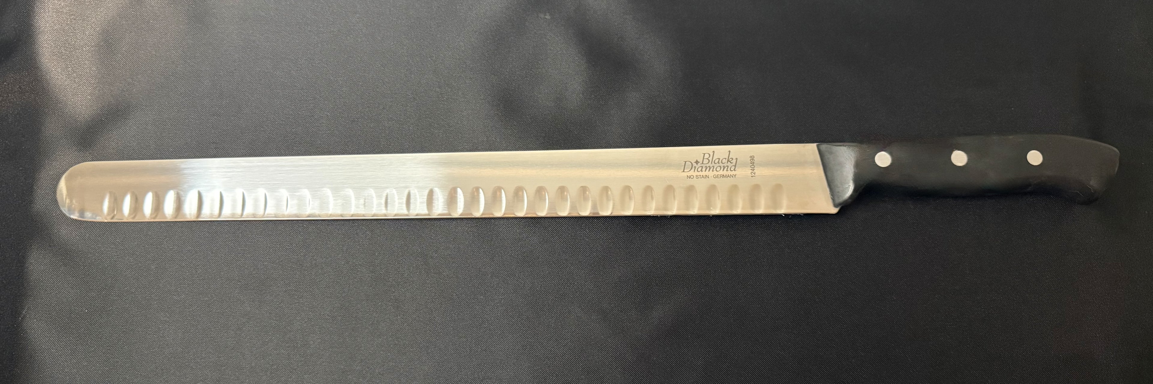 F.DICK Black Diamond, 14" Hollow Ground Carving / Slicer Knife - No Stain