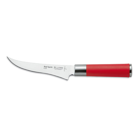 F. Dick Red Spirit 6 in boning knife, red handle, stainless blade