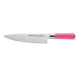 Pink Spirit chef knife with stainless blade and pink handle