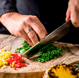 F.Dick Red Spirit Tanto Knife 8.5" - Beautiful Chef Knife