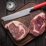 F.Dick Red Spirit Tanto Knife 8.5" - Beautiful Chef Knife