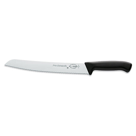 F.Dick ProDynamic serrated bread knife with black handle, 10-inch blade