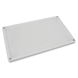 Profboard Private-Series 670 white board with clear cover and corner screws, 30 x 50 cm