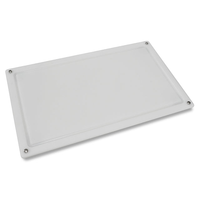 Profboard Private-Series 670 white board with clear cover and corner screws, 30 x 50 cm