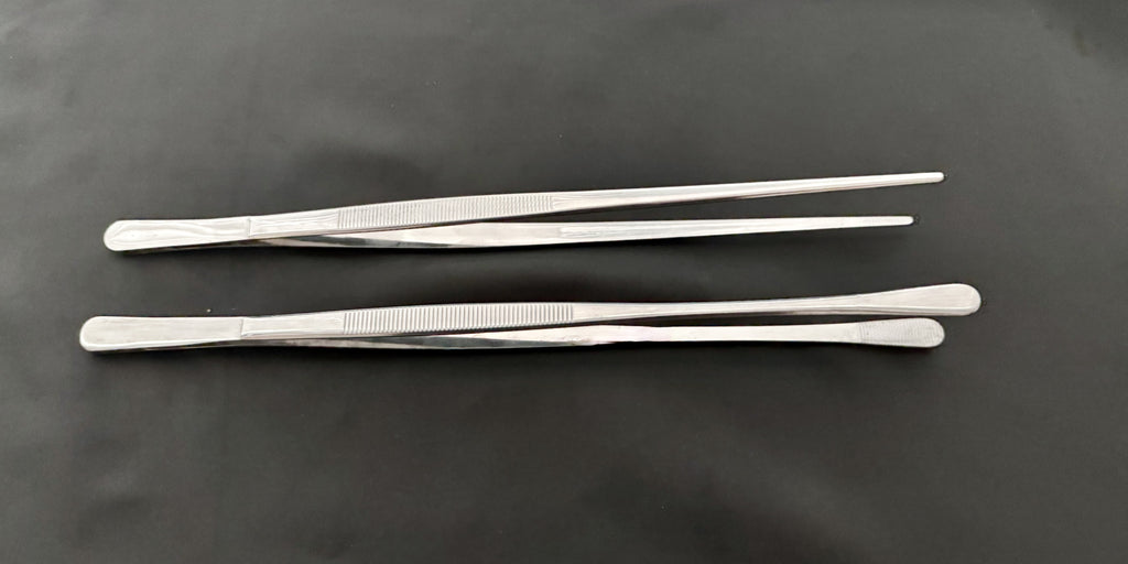 K2C 12" two cooking tweezers/tongs