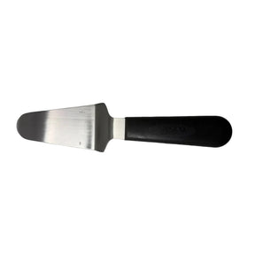 4-inch pie knife with stainless blade and black handle, NSF