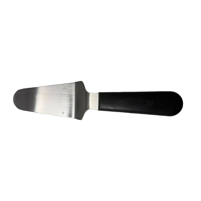 4-inch pie knife with stainless blade and black handle, NSF
