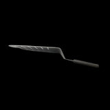 F.DICK Eurocut offset flipper spatula, angled perforated blade with black grip handle
