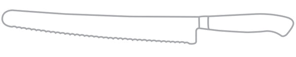Cuchillo utilitario, dentado