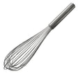 Stainless steel wire whisk with piano-style handle, 14 in
