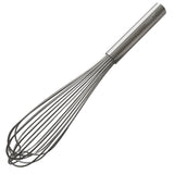 Stainless steel French-style wire whisk, 14 in, with multiple loops and slim handle