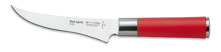 F.Dick Red Spirit Boning Knife Red 6"