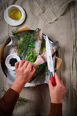 F.Dick Red Spirit Filleting Knife (Full Flex) Red 7" - Best fish filleting knife today