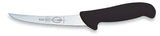 F.DICK ErgoGrip flexible boning knife, black handle, marked stainless blade
