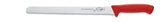 F.DICK ProDynamic 12" slicer knife with serrated blade and red ergonomic handle