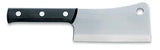F.Dick kitchen cleaver with black handle and silver blade, 6-inch