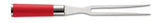 8 in Red Spirit fork with red grip and stainless steel prongs