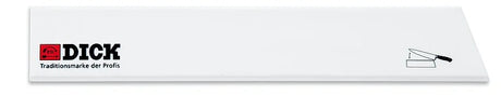 12-inch blade edge guard sheath with F.DICK logo, white cover