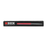 Pocket sharpening steel in black sheath with red label strip